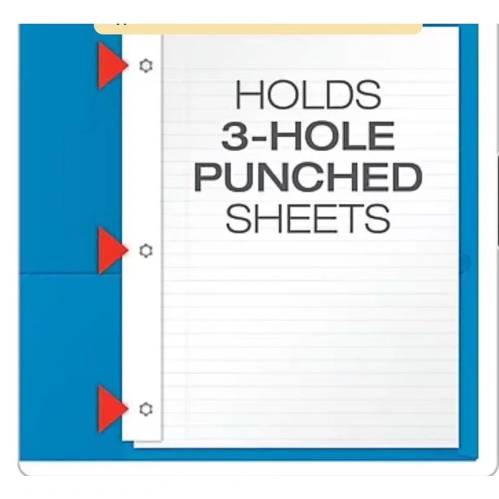 Oxford 2 Pockets Fastener Folders Set of 23 folders